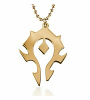 Медальйон World of Warcraft Horde Titanium steel golden