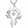 Медальйон World of Warcraft Horde Titanium steel silver