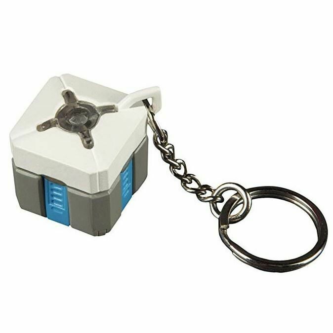 Брелок Overwatch 3D Keychain - Lootbox Light-up JINX 