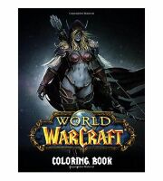 Раскраска World of Warcraft Coloring Book Exclusive Artistic Illustrations