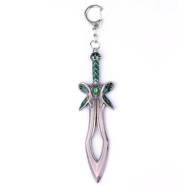 Брелок DOTA 2 Butterfly Sword Дота 2 меч металл цвет серебро 6 см.