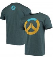 Футболка Mens Jinx Hanzo Heathered Navy Overwatch Sigil T-Shirt (розмір L)