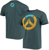 Футболка Mens Jinx Hanzo Heathered Navy Overwatch Sigil T-Shirt (размер L) 