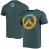 Футболка Mens Jinx Hanzo Heathered Navy Overwatch Sigil T-Shirt (размер L)