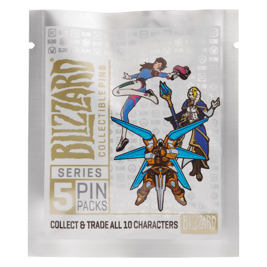 Значок 2018 Blizzcon Blizzard Collectibles Pins - Series 5 - Сrusader 