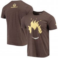 Футболка Mens Junkrat Brown Overwatch Hero Tri-Blend T-Shirt (размер L) 