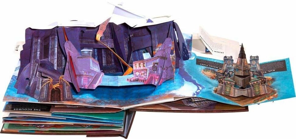 Книга 3D Тривимірна карта Азерота World of Warcraft Pop-Up Book (Тверда палітурка) (Eng) 