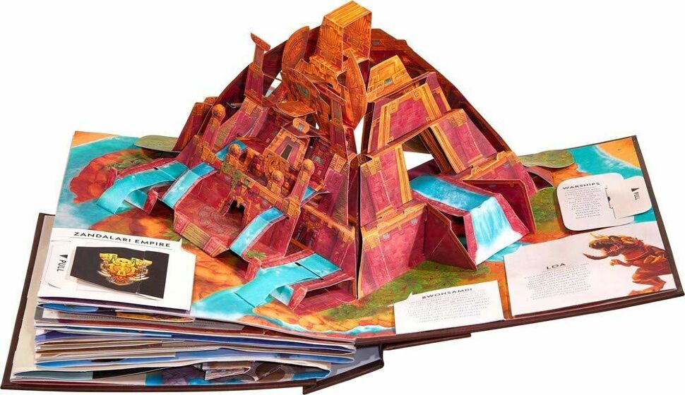 Книга 3D Тривимірна карта Азерота World of Warcraft Pop-Up Book (Тверда палітурка) (Eng) 