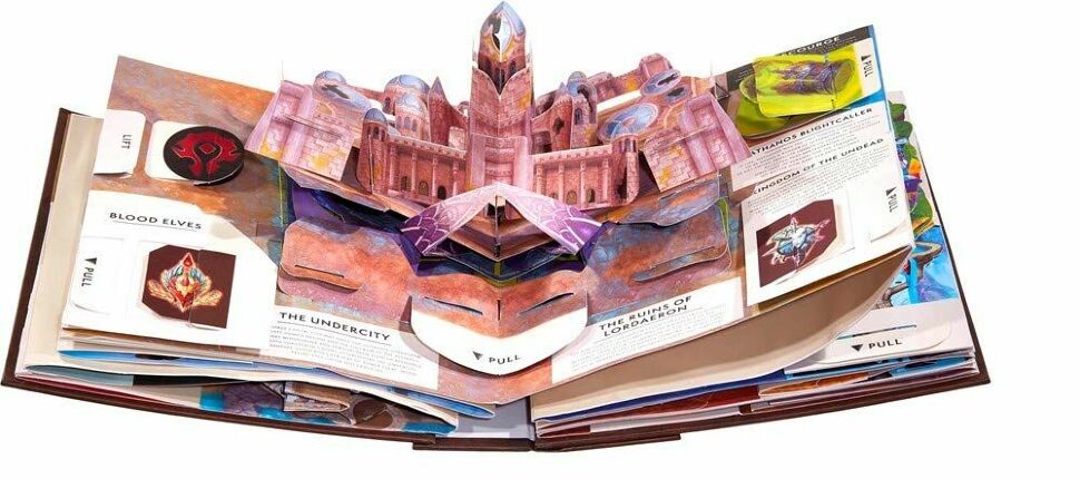 Книга 3D Тривимірна карта Азерота World of Warcraft Pop-Up Book (Тверда палітурка) (Eng) 