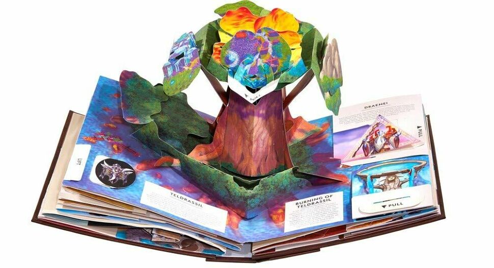 Книга 3D Тривимірна карта Азерота World of Warcraft Pop-Up Book (Тверда палітурка) (Eng) 