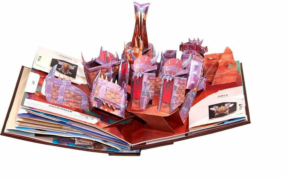 Книга 3D Тривимірна карта Азерота World of Warcraft Pop-Up Book (Тверда палітурка) (Eng) 