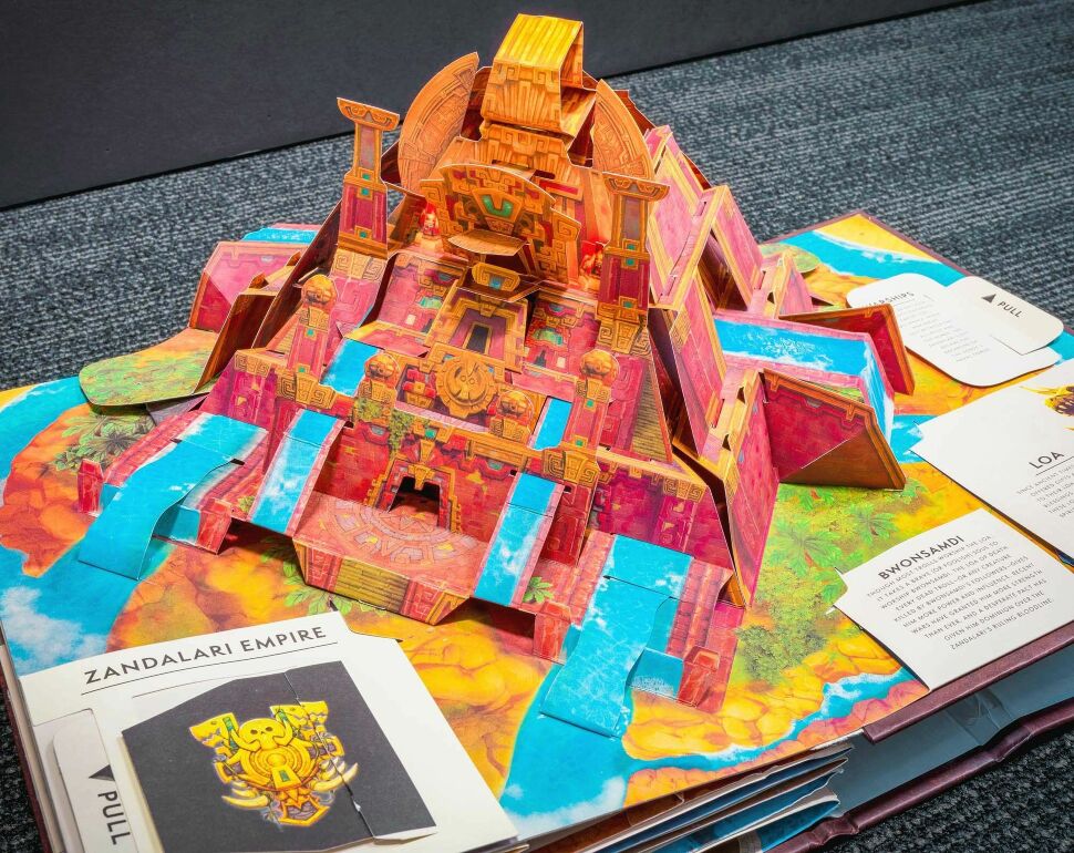 Книга 3D Тривимірна карта Азерота World of Warcraft Pop-Up Book (Тверда палітурка) (Eng) 