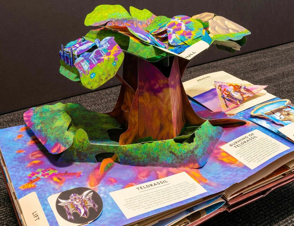 Книга 3D Тривимірна карта Азерота World of Warcraft Pop-Up Book (Тверда палітурка) (Eng) 