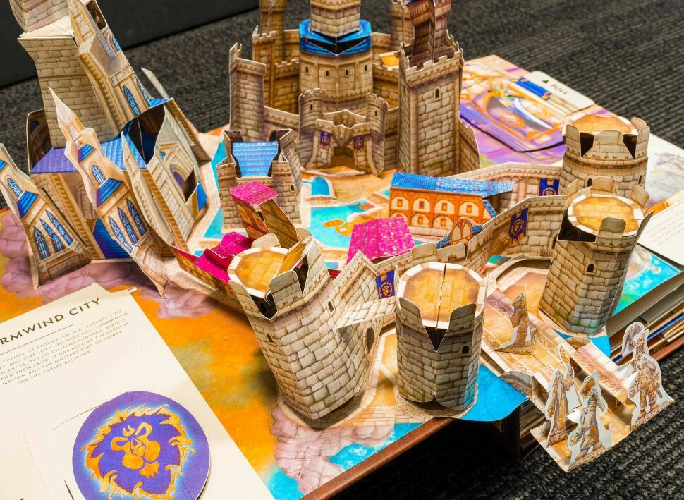 Книга 3D Тривимірна карта Азерота World of Warcraft Pop-Up Book (Тверда палітурка) (Eng) 