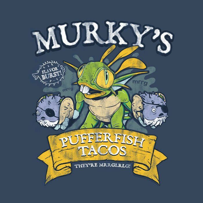 Футболка Heroes of the Storm Murky's Pufferfish Tacos (размер L) 