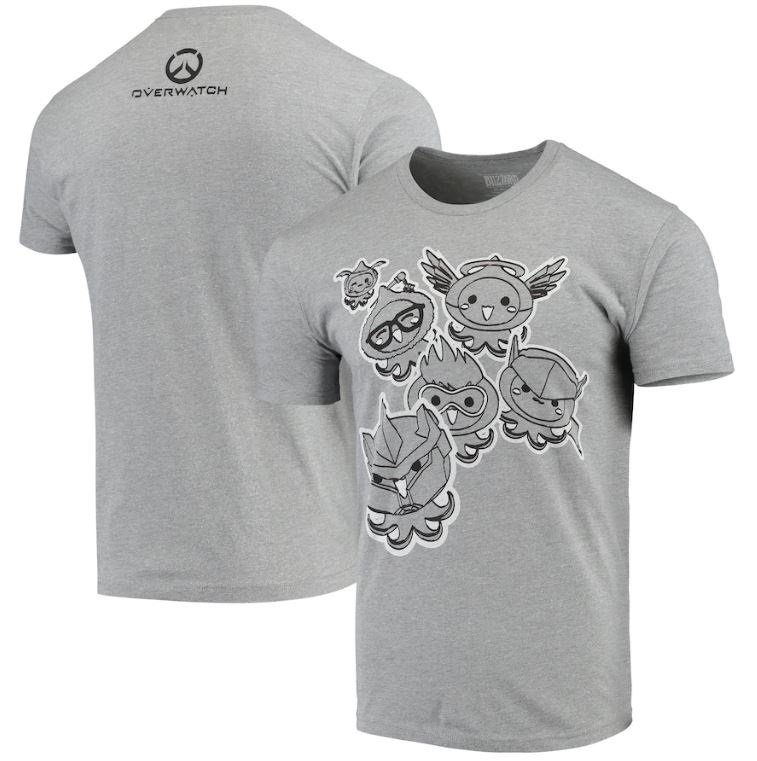 Футболка Pachimari Overwatch Heathered Gray Hero T-Shirt (размер L) 