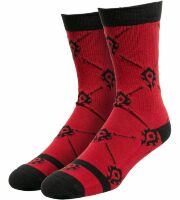 Носки JINX World of Warcraft - Strength and Honor Black/Red Socks Варкрафт Орда