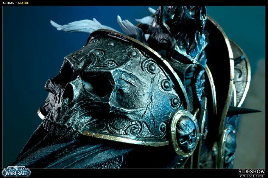 World of Warcraft Arthas Menethil the Lich King Polystone Statue Sideshow 