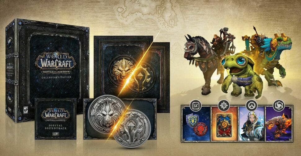 Колекційне видання Битва за Азерот World of Warcraft: Battle of Azeroth Collectors Edition DE 